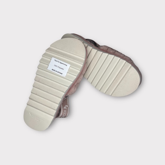 Koolaburra by Ugg Pink FUZZ’N Slide Sandals - Picture 2 of 4